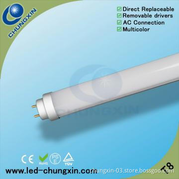 T8 600mm 2ft 9W SMD White Single Power Transparent LED Tube G13